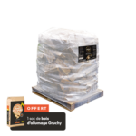 Bois de chauffage ULTRA PREMIUM- Gruchy + 1 sac de bois d'allumage 40 litres