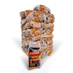 Sacs de Bûches Premium Crépito sur palette - spéciales cuisson feu de bois
